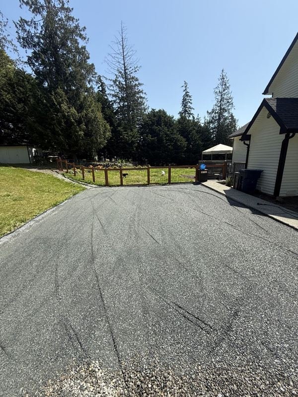 Gravel driveway installation in Snohomish County by Ivan's Landscape & Construction
