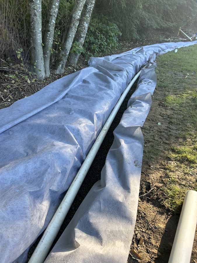 French drain installation and repair snohomish
