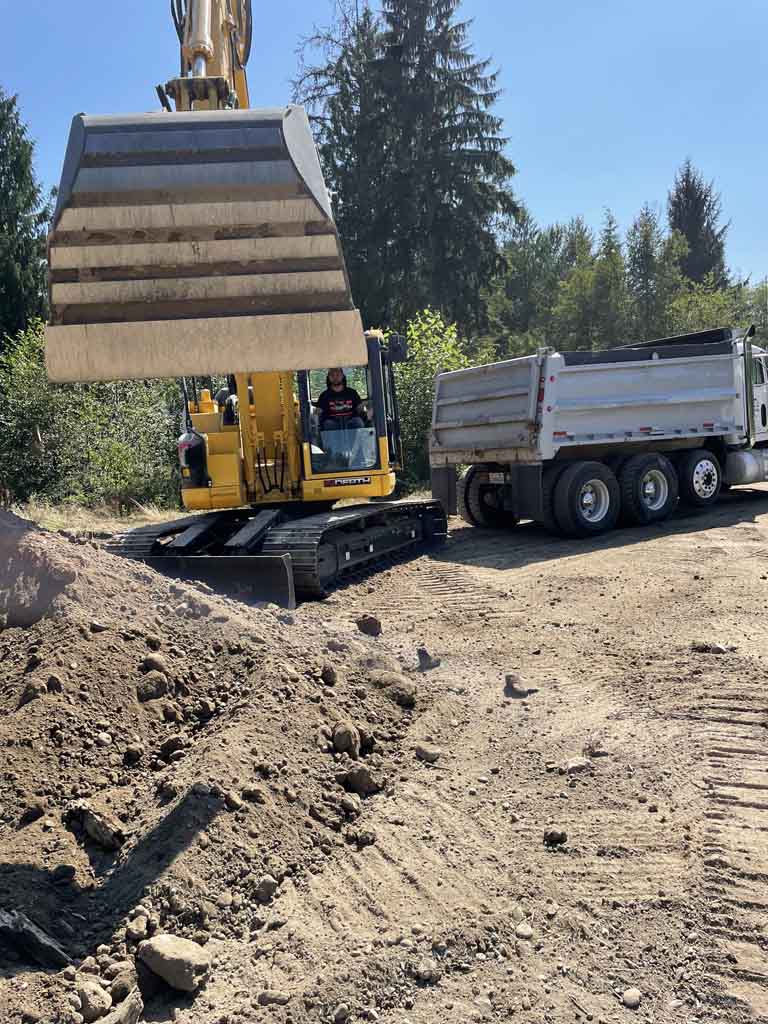 Land Clearing for Excavation Job in Snohomish County